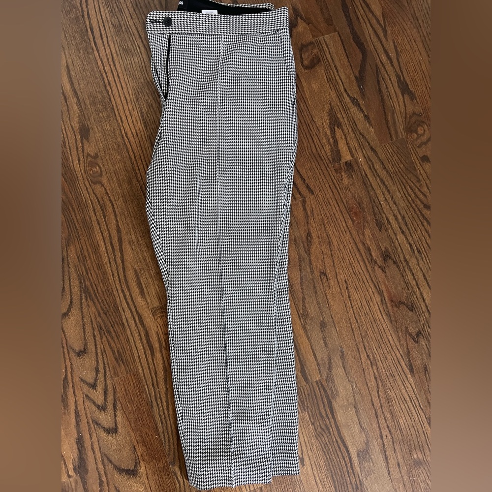 Express High Rise Ankle Pants Houndstooth 16R